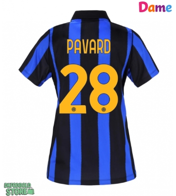 Inter Milan Benjamin Pavard #28 Replika Hjemmebanetrøje Dame 2026-27 Kortærmet
